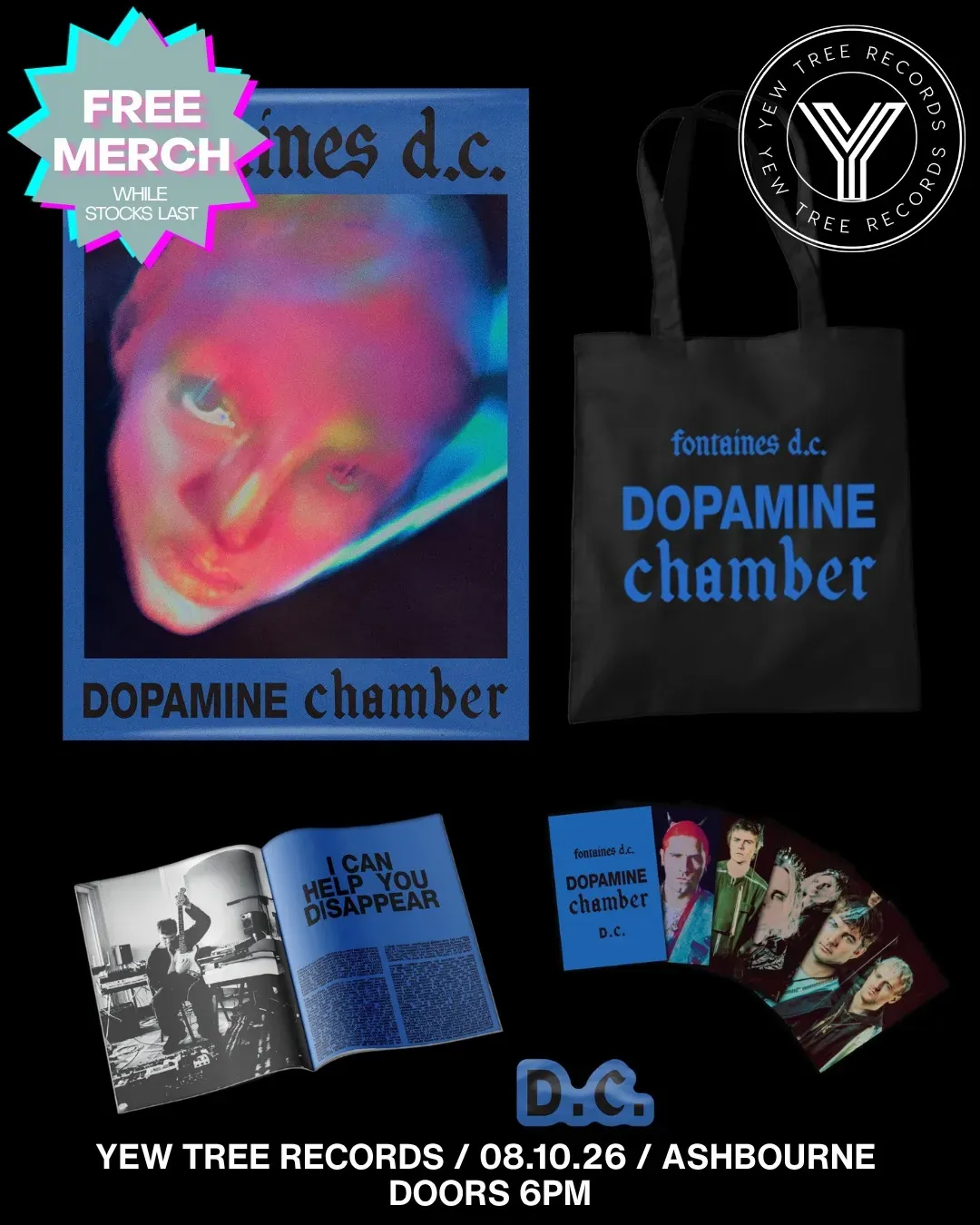Fontaines D.C. Dopamine Chamber Listening Party - Preview 2